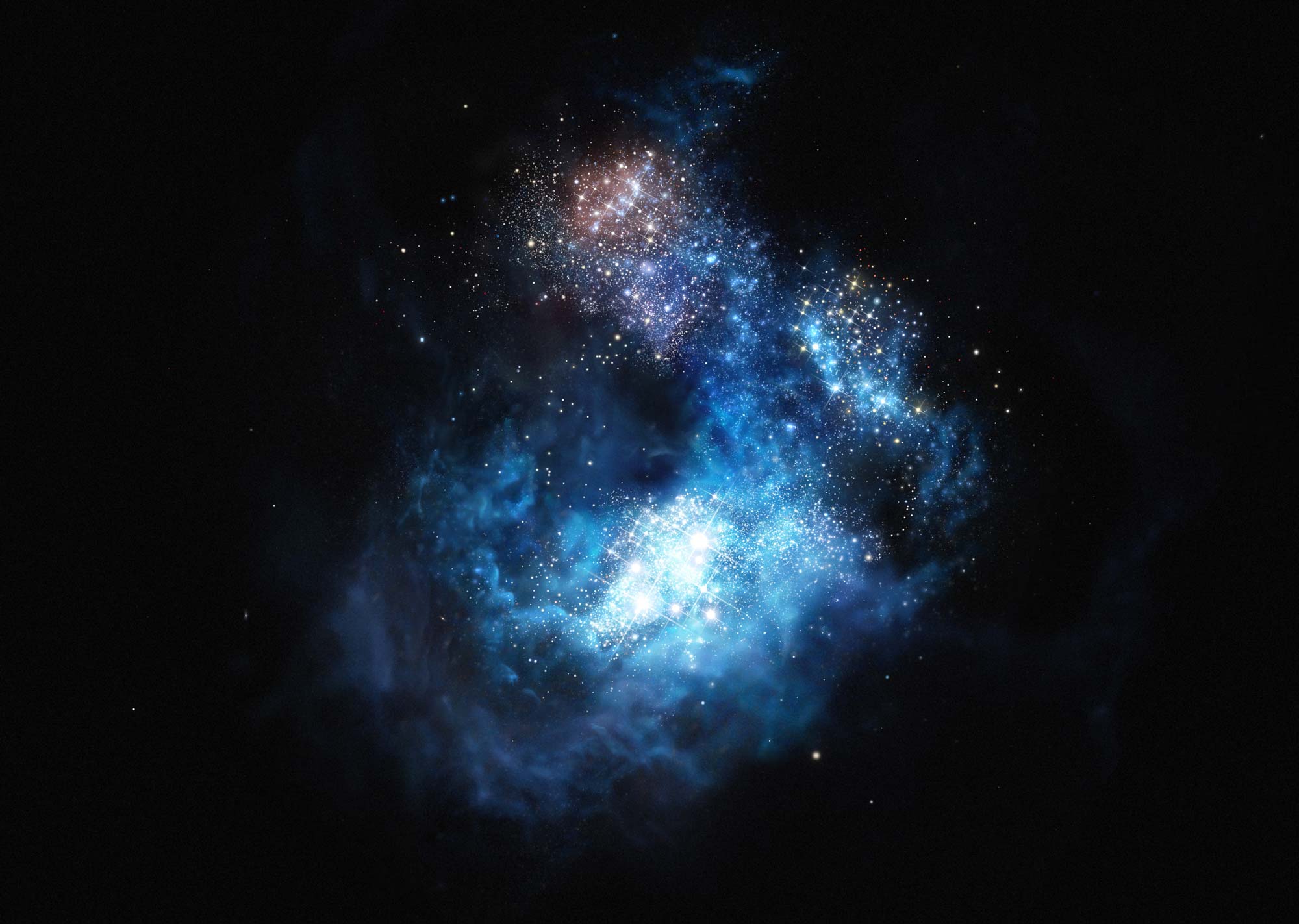 The Universe's First Galaxies May Light Up Its Dark Ages